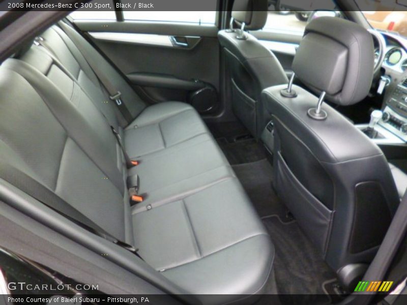 Black / Black 2008 Mercedes-Benz C 300 Sport