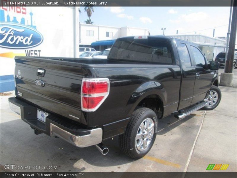 Tuxedo Black / Steel Grey 2014 Ford F150 XLT SuperCab