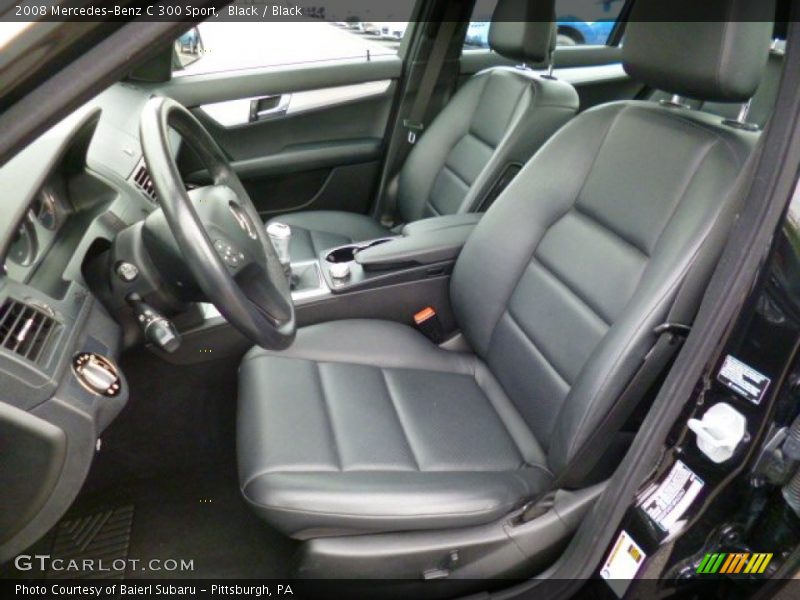 Black / Black 2008 Mercedes-Benz C 300 Sport