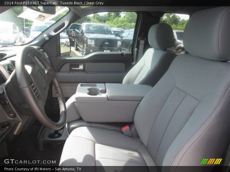 Tuxedo Black / Steel Grey 2014 Ford F150 XLT SuperCab