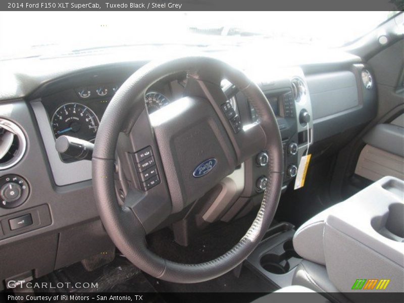 Tuxedo Black / Steel Grey 2014 Ford F150 XLT SuperCab
