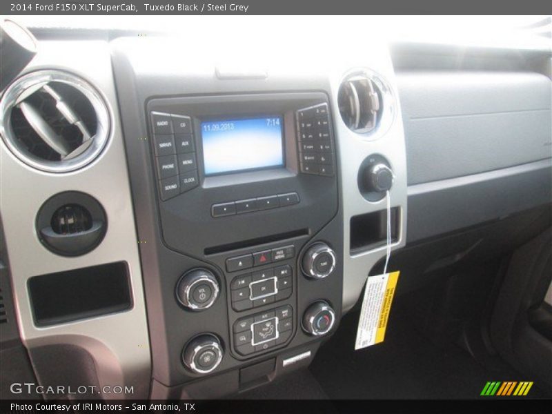 Tuxedo Black / Steel Grey 2014 Ford F150 XLT SuperCab