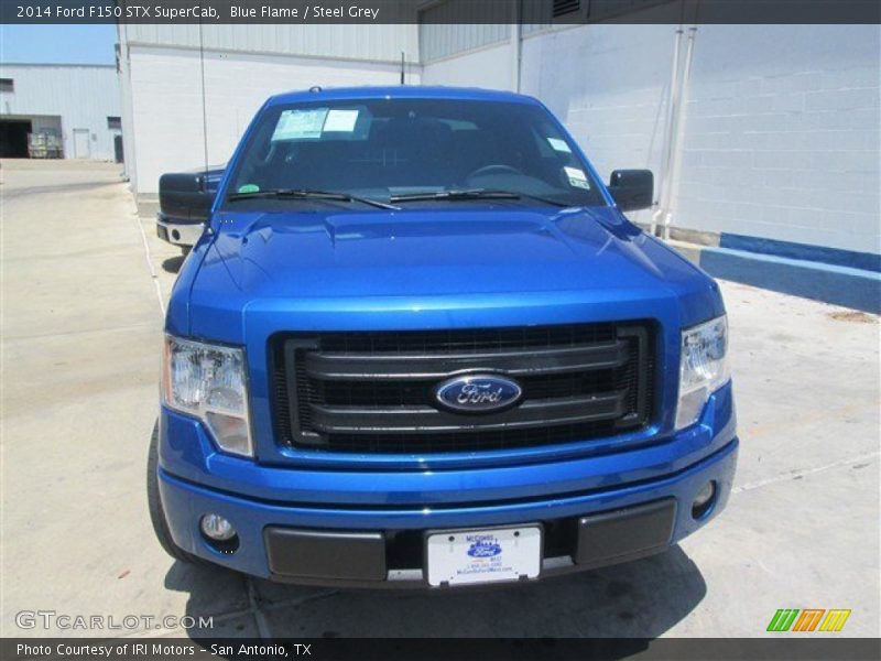 Blue Flame / Steel Grey 2014 Ford F150 STX SuperCab