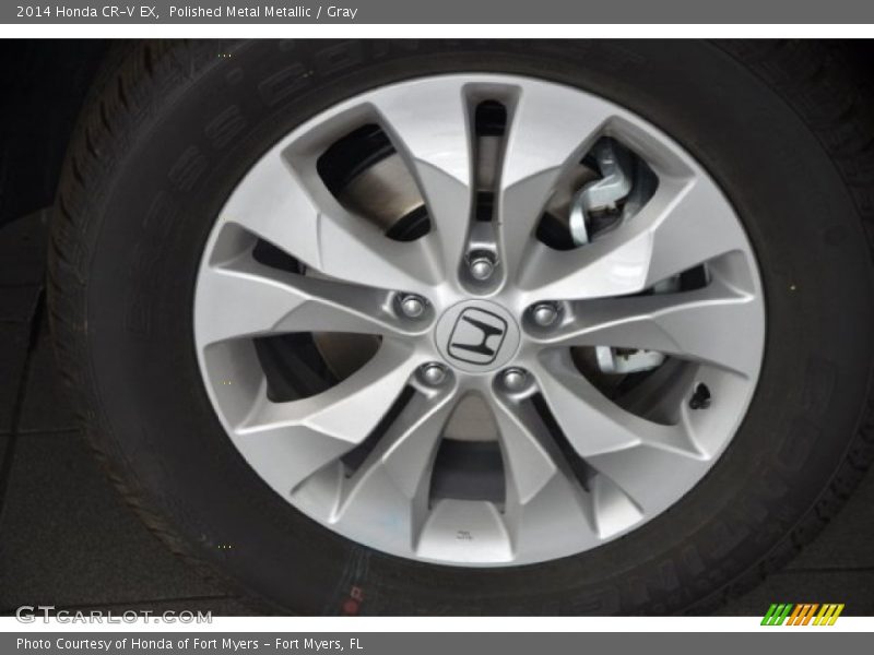 Polished Metal Metallic / Gray 2014 Honda CR-V EX