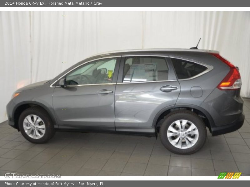 Polished Metal Metallic / Gray 2014 Honda CR-V EX