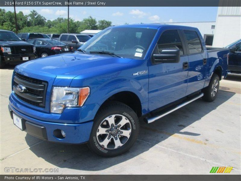 Blue Flame / Steel Grey 2014 Ford F150 STX SuperCrew
