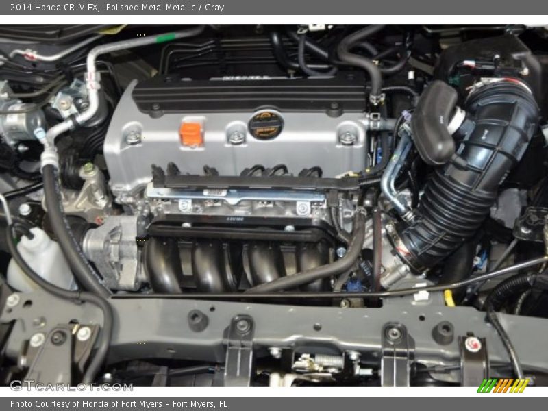 Polished Metal Metallic / Gray 2014 Honda CR-V EX