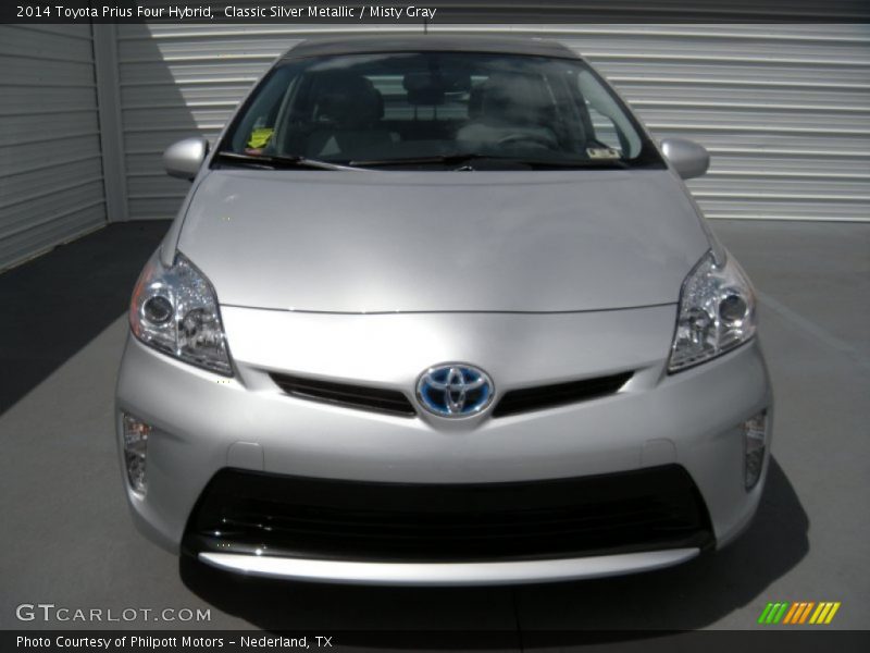 Classic Silver Metallic / Misty Gray 2014 Toyota Prius Four Hybrid