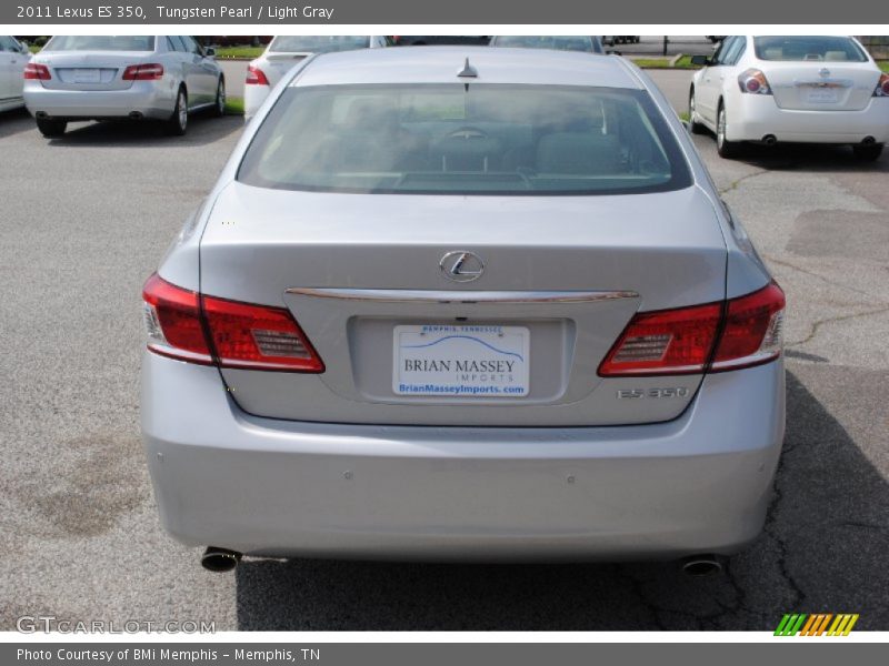 Tungsten Pearl / Light Gray 2011 Lexus ES 350