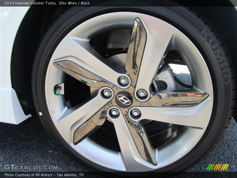 Elite White / Black 2014 Hyundai Veloster Turbo