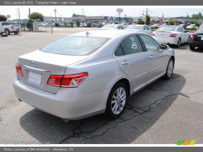 Tungsten Pearl / Light Gray 2011 Lexus ES 350