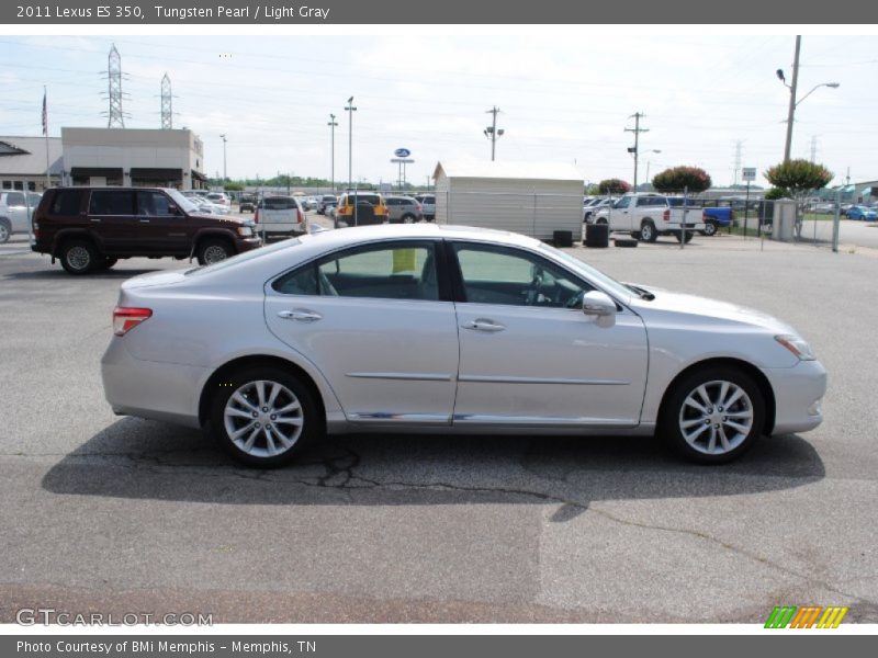 Tungsten Pearl / Light Gray 2011 Lexus ES 350