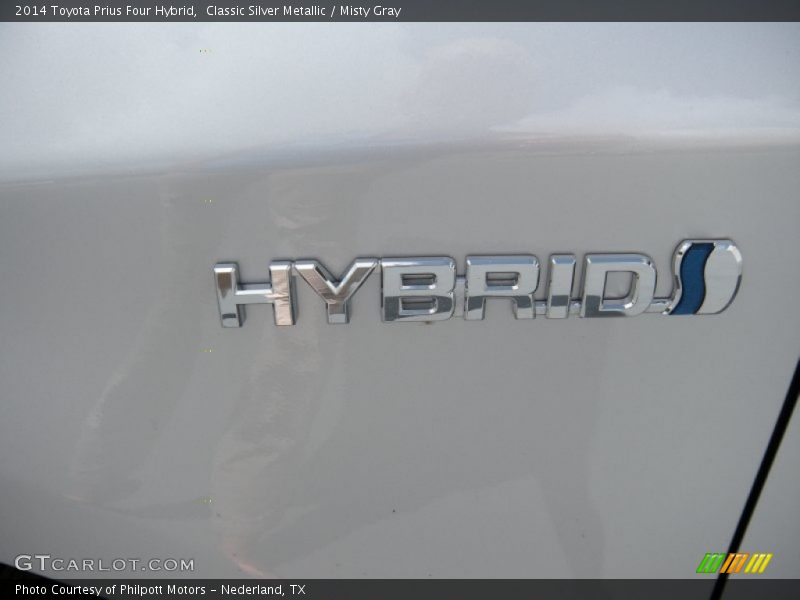 Classic Silver Metallic / Misty Gray 2014 Toyota Prius Four Hybrid