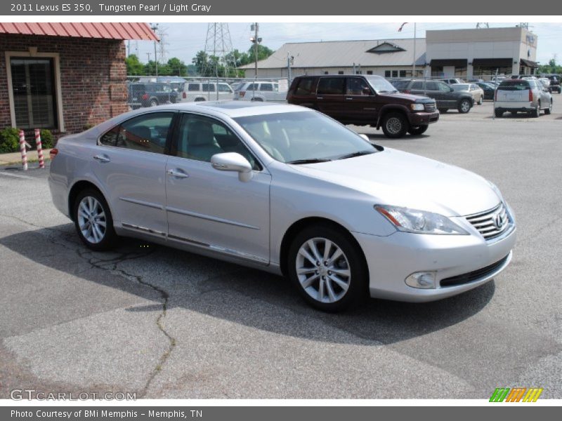 Tungsten Pearl / Light Gray 2011 Lexus ES 350