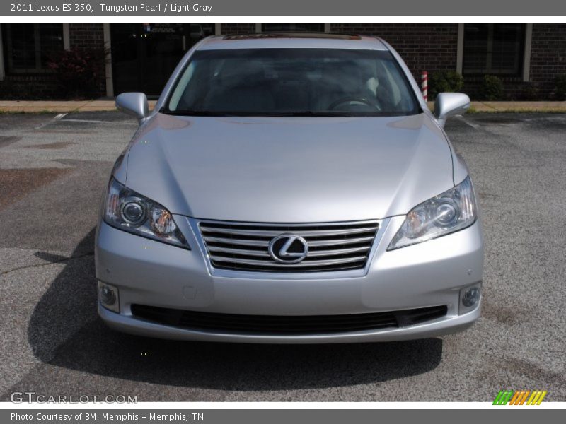 Tungsten Pearl / Light Gray 2011 Lexus ES 350