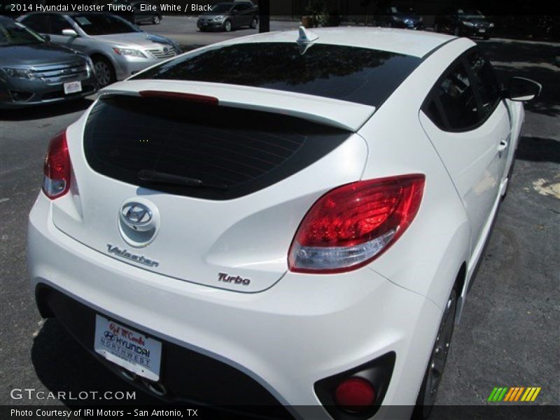 Elite White / Black 2014 Hyundai Veloster Turbo