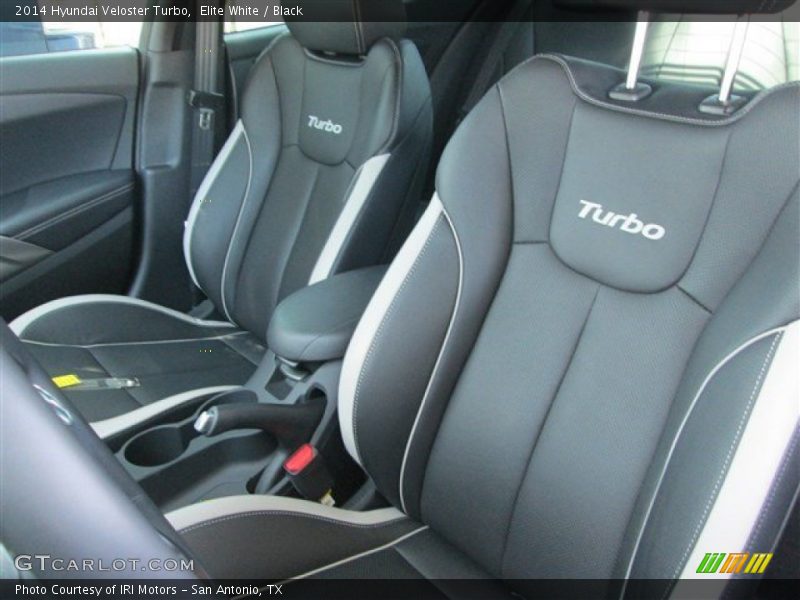 Elite White / Black 2014 Hyundai Veloster Turbo