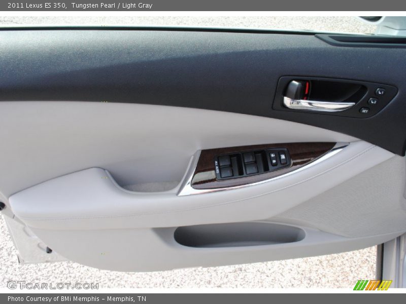 Tungsten Pearl / Light Gray 2011 Lexus ES 350
