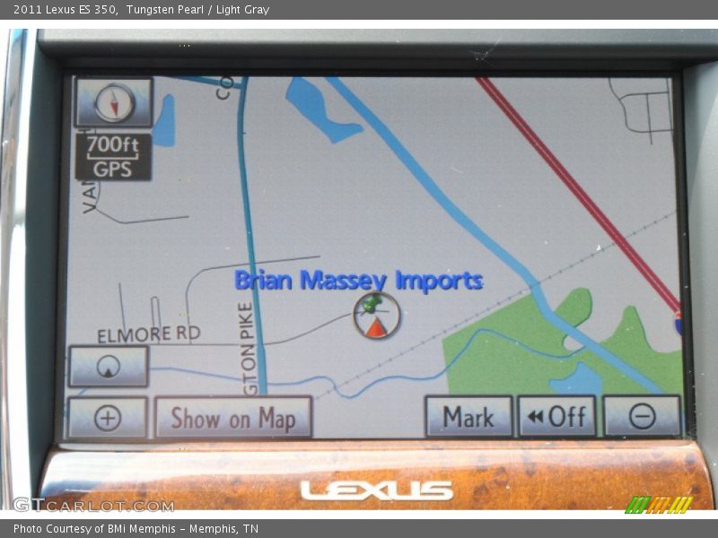 Tungsten Pearl / Light Gray 2011 Lexus ES 350