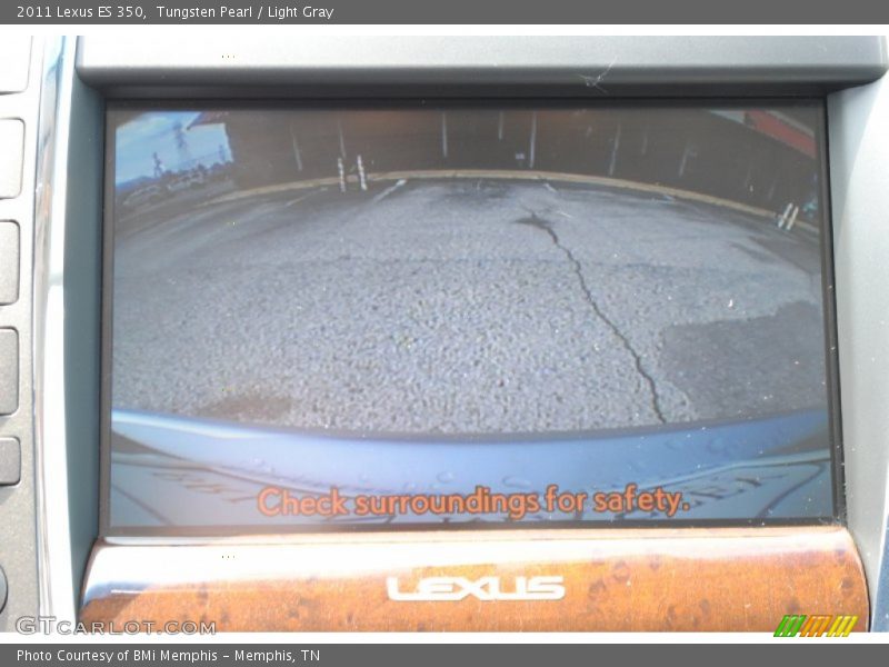 Tungsten Pearl / Light Gray 2011 Lexus ES 350