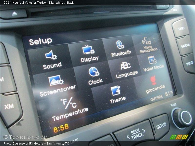 Elite White / Black 2014 Hyundai Veloster Turbo