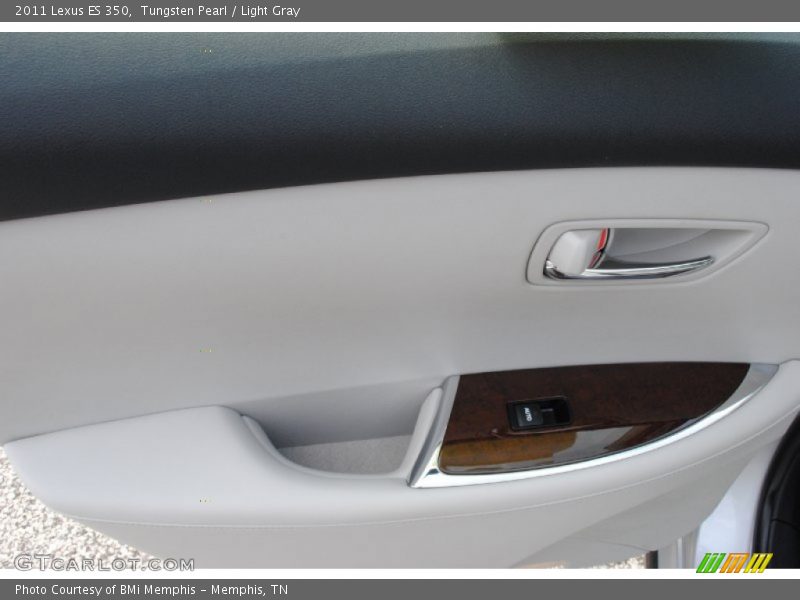 Tungsten Pearl / Light Gray 2011 Lexus ES 350