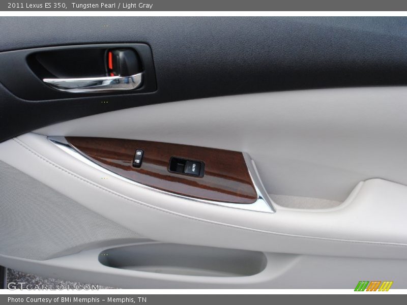 Tungsten Pearl / Light Gray 2011 Lexus ES 350