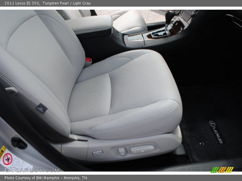 Tungsten Pearl / Light Gray 2011 Lexus ES 350