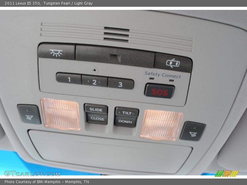 Tungsten Pearl / Light Gray 2011 Lexus ES 350