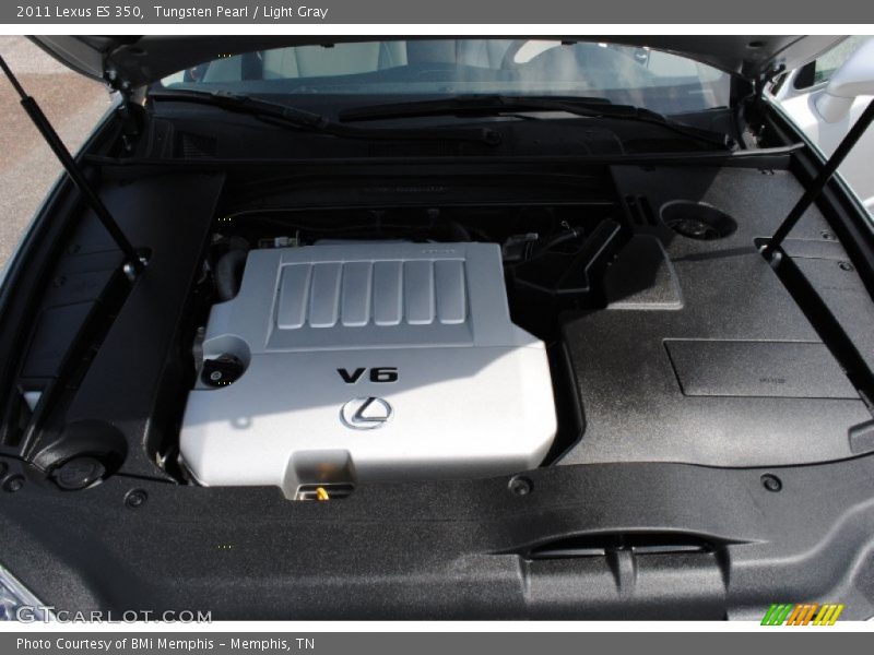 Tungsten Pearl / Light Gray 2011 Lexus ES 350