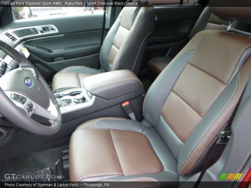 Ruby Red / Sport Charcoal Black/Sienna 2014 Ford Explorer Sport 4WD