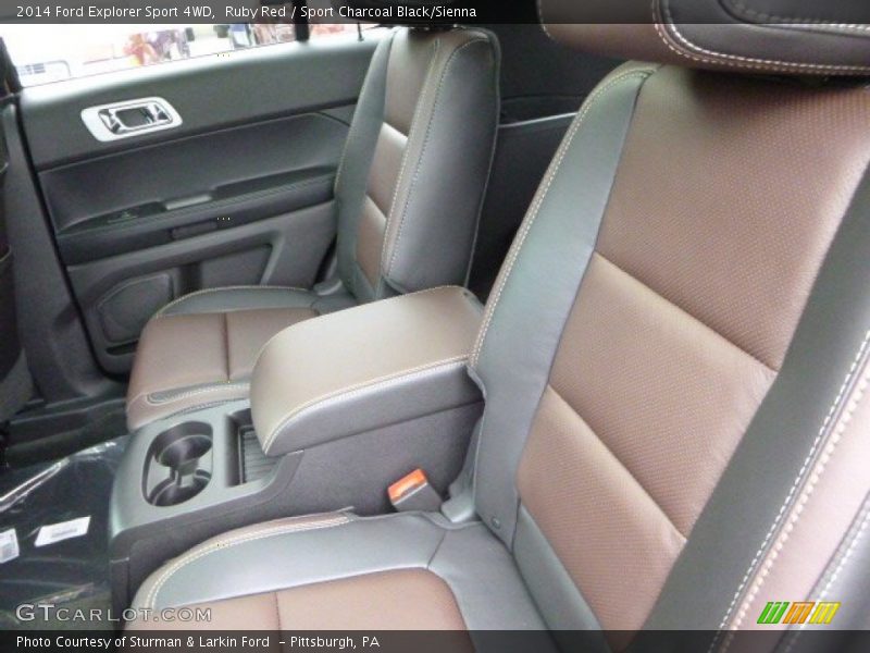 Ruby Red / Sport Charcoal Black/Sienna 2014 Ford Explorer Sport 4WD