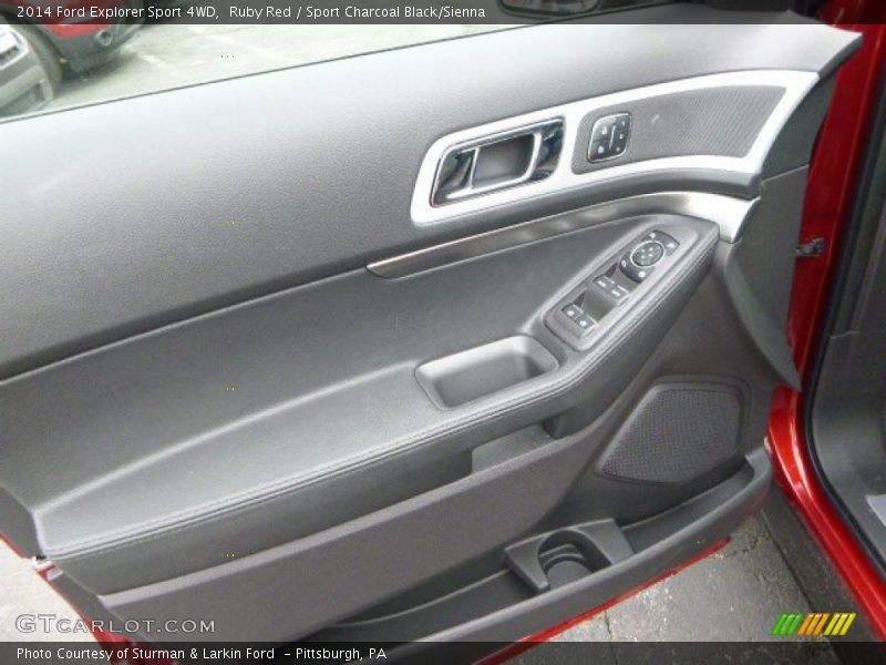 Ruby Red / Sport Charcoal Black/Sienna 2014 Ford Explorer Sport 4WD