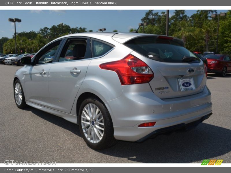 Ingot Silver / Charcoal Black 2014 Ford Focus Titanium Hatchback