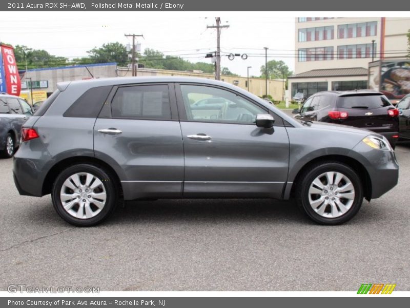 Polished Metal Metallic / Ebony 2011 Acura RDX SH-AWD