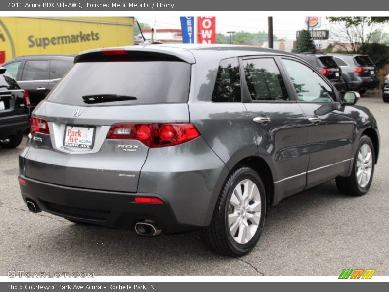 Polished Metal Metallic / Ebony 2011 Acura RDX SH-AWD