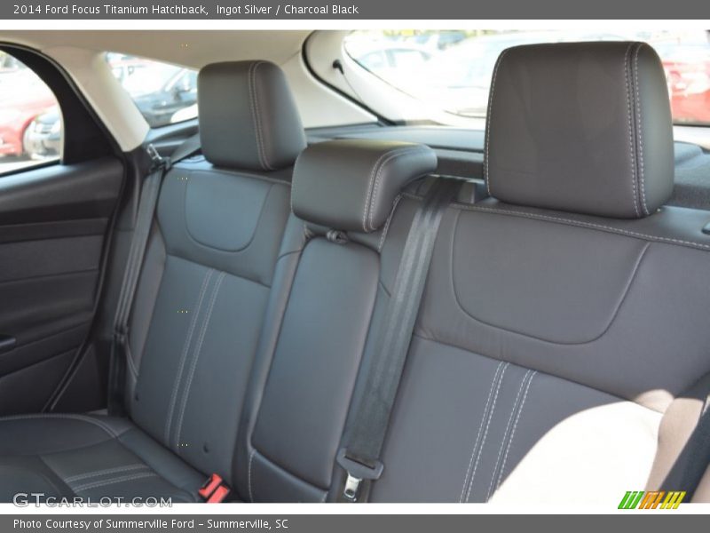 Ingot Silver / Charcoal Black 2014 Ford Focus Titanium Hatchback