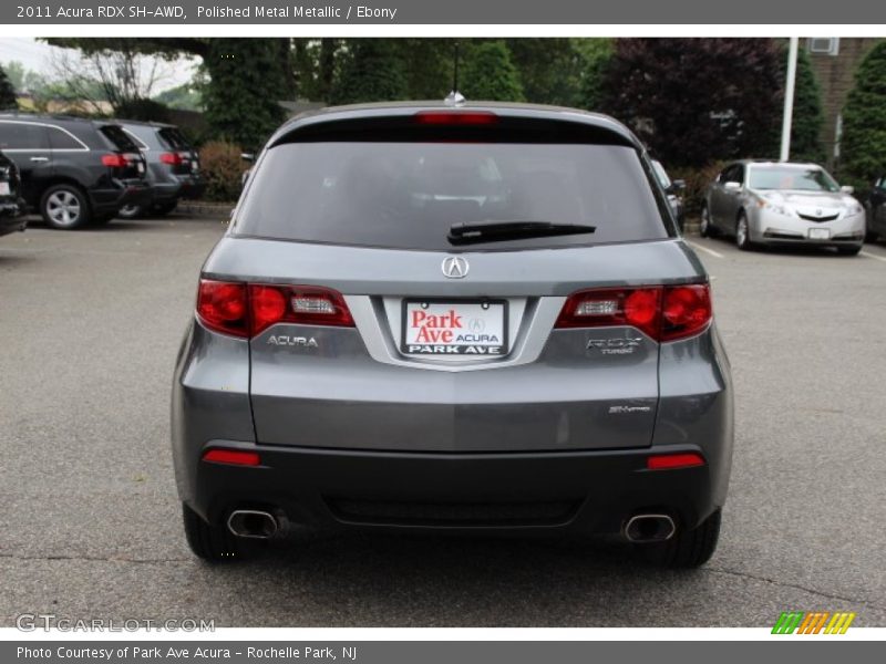 Polished Metal Metallic / Ebony 2011 Acura RDX SH-AWD
