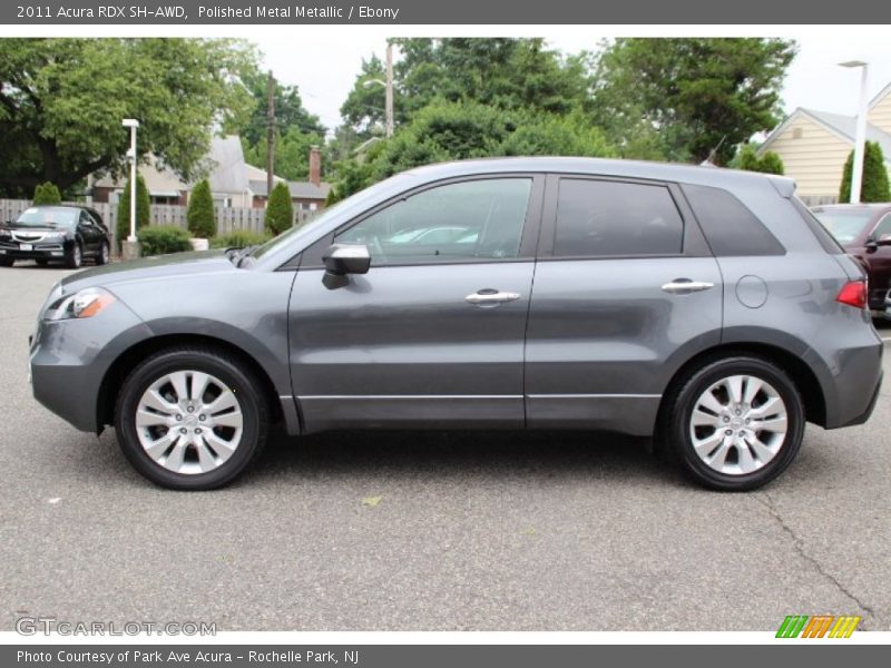 Polished Metal Metallic / Ebony 2011 Acura RDX SH-AWD