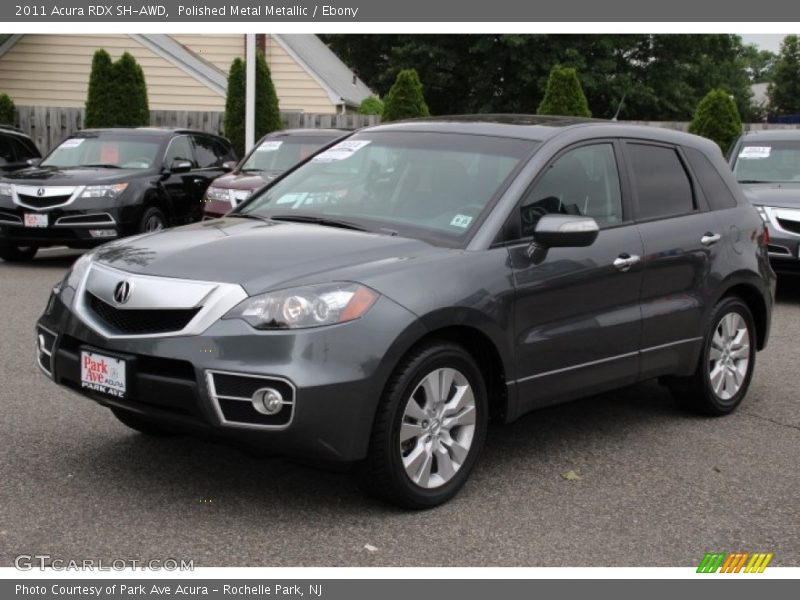 Polished Metal Metallic / Ebony 2011 Acura RDX SH-AWD