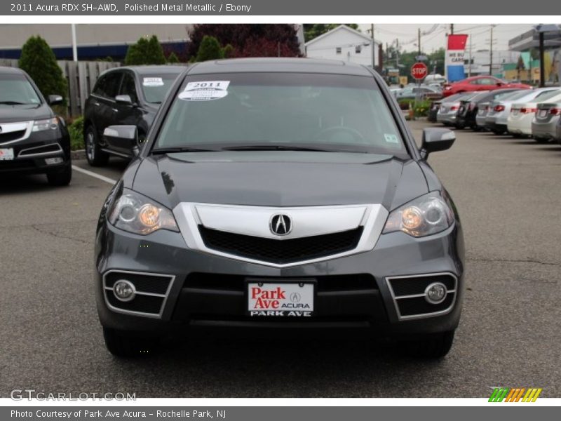 Polished Metal Metallic / Ebony 2011 Acura RDX SH-AWD