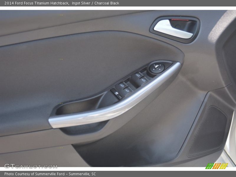 Ingot Silver / Charcoal Black 2014 Ford Focus Titanium Hatchback