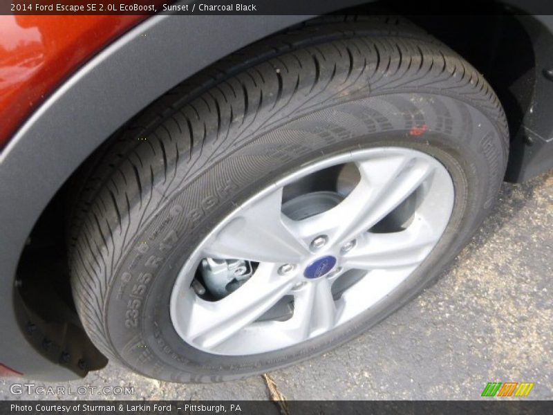 Sunset / Charcoal Black 2014 Ford Escape SE 2.0L EcoBoost