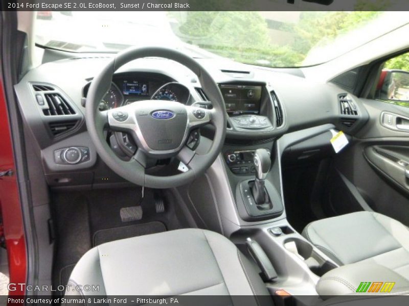 Sunset / Charcoal Black 2014 Ford Escape SE 2.0L EcoBoost
