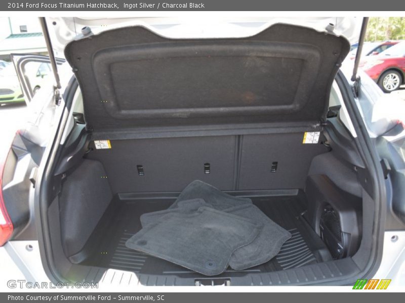 Ingot Silver / Charcoal Black 2014 Ford Focus Titanium Hatchback