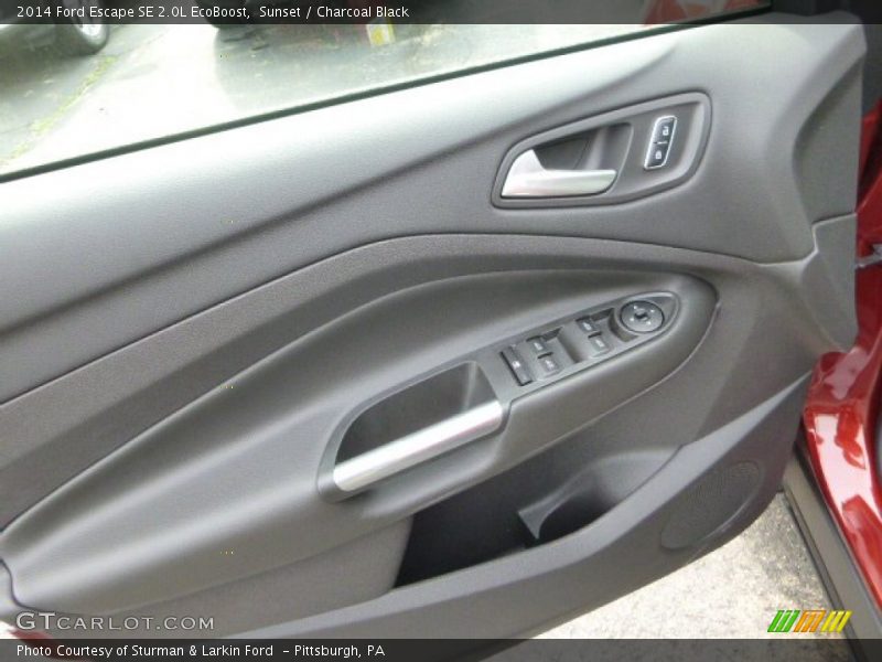 Sunset / Charcoal Black 2014 Ford Escape SE 2.0L EcoBoost