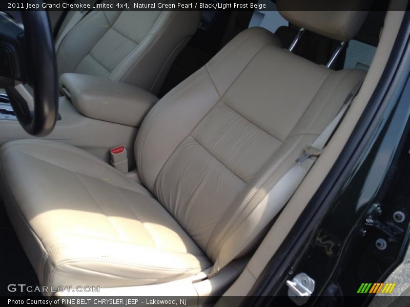 Natural Green Pearl / Black/Light Frost Beige 2011 Jeep Grand Cherokee Limited 4x4