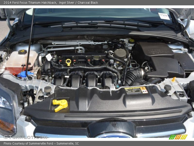 Ingot Silver / Charcoal Black 2014 Ford Focus Titanium Hatchback
