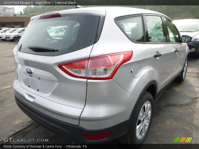 Ingot Silver / Charcoal Black 2014 Ford Escape S