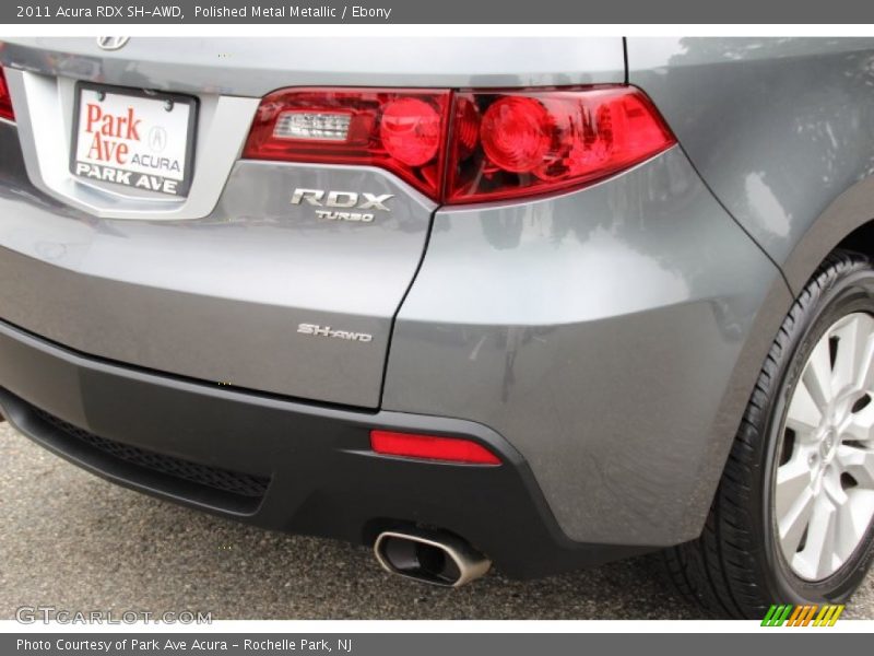 Polished Metal Metallic / Ebony 2011 Acura RDX SH-AWD